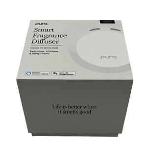Pura 4 Smart Fragrance Diffuser Home White New WiFi App Alexa Google Assistant
